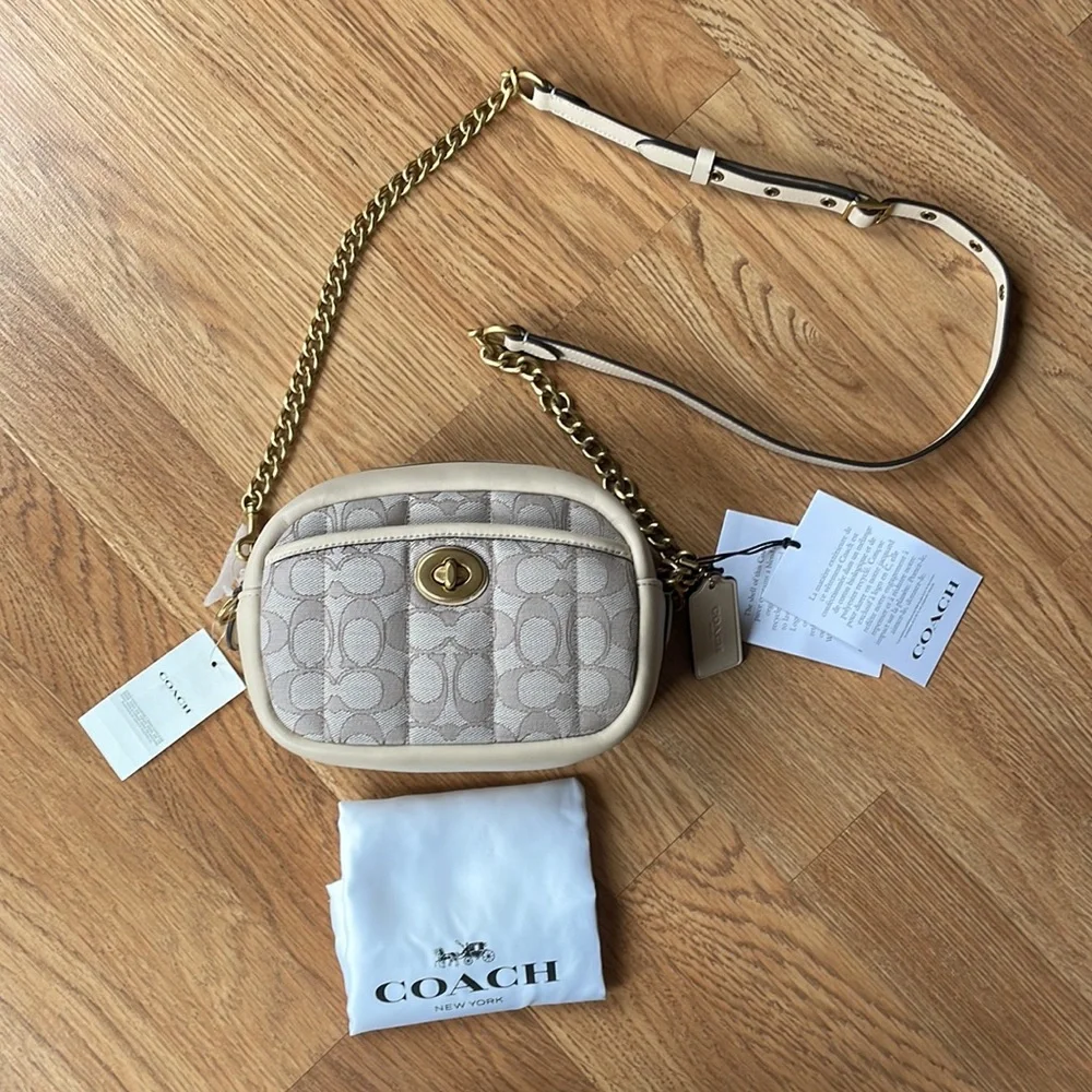 + COACH + Signature Jacquard Small Camera Bag - Picture 3 of 8